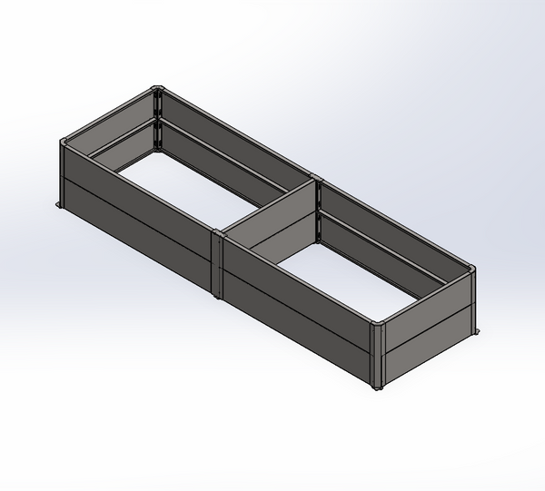 30" x 96" Raised Garden Bed
