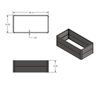 24" x 48" Raised Garden Bed