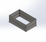 30" x 48" Raised Garden Bed