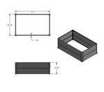 30" x 48" Raised Garden Bed