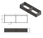 30" x 96" Raised Garden Bed