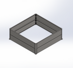 48" x 48" Raised Garden Bed