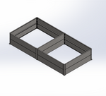48" x 96" Raised Garden Bed